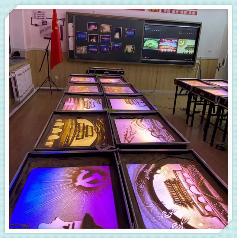 特教学校沙画教室